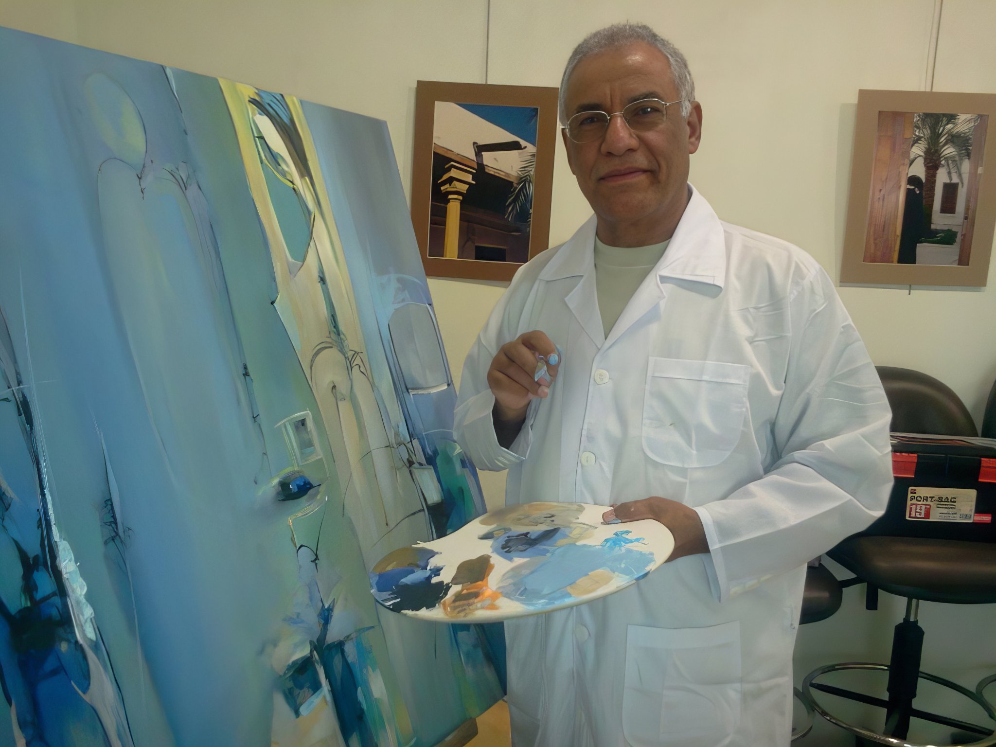 Working at the Studio — Palette